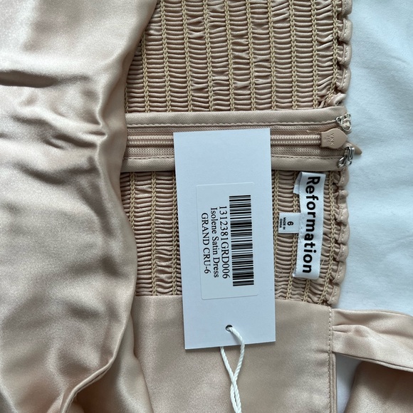 Reformation Satin Dress NWT - Picture 7 of 9
